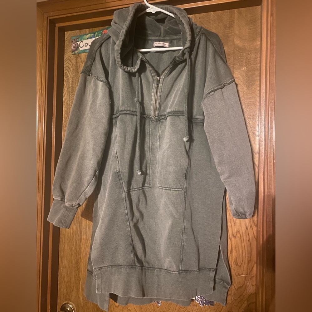 Free People Hooded Sweatshirt Jacket XS GUC